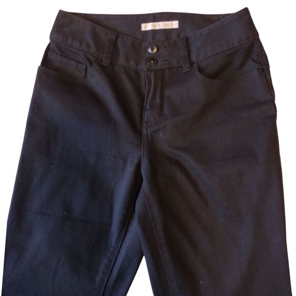 Boston Proper Stretch Tapered Leg Black Jeans Size 4 Women's - Picture 5 of 6